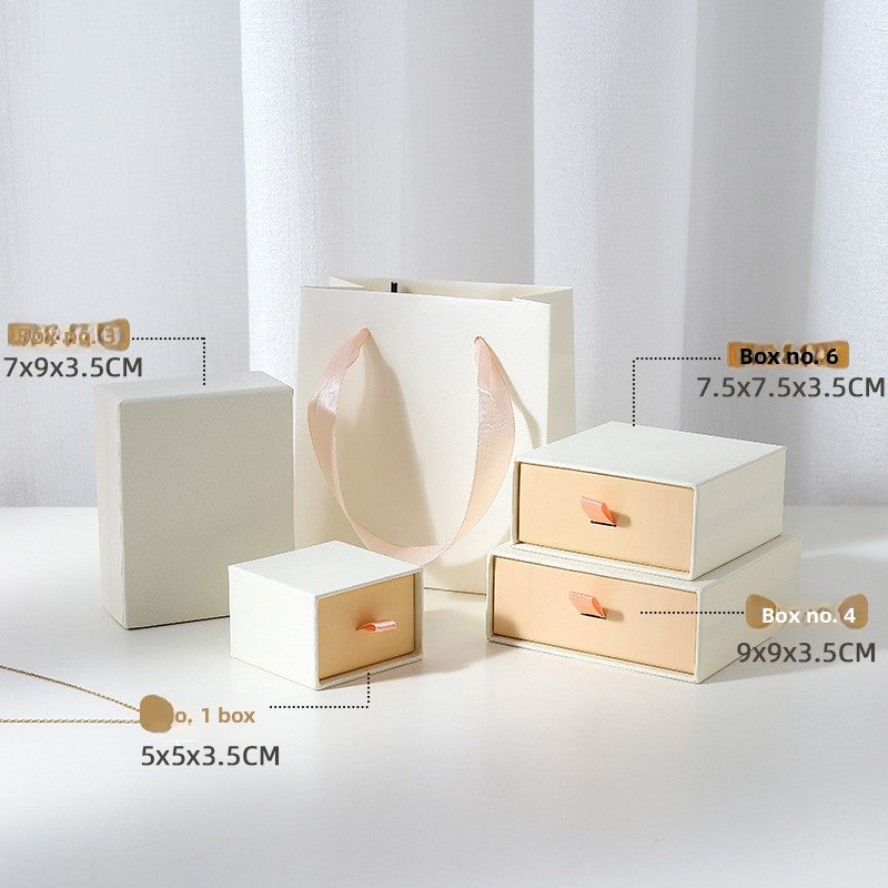 White powder jewelry box