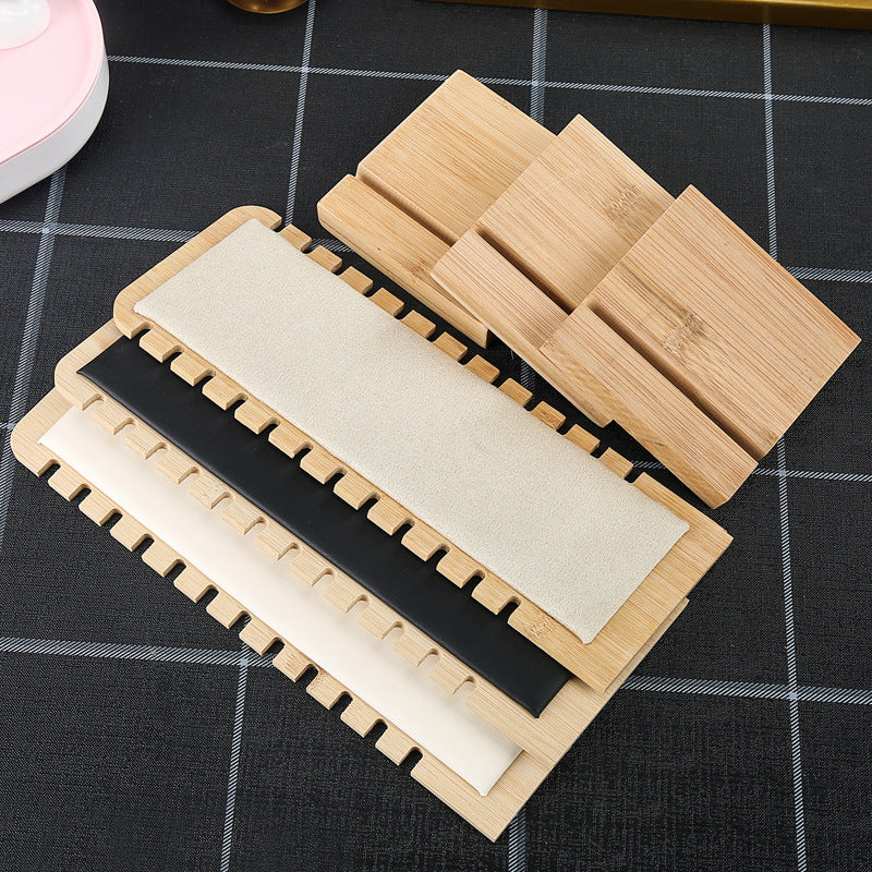 Bamboo Wood Jewelry Display