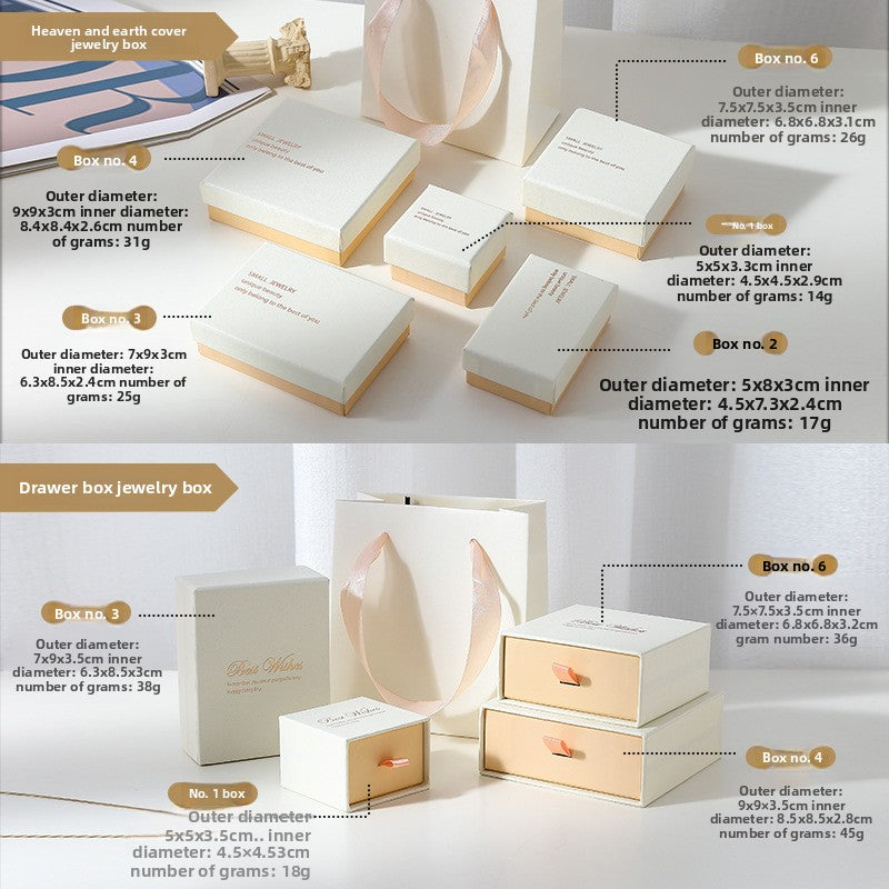 White powder jewelry box