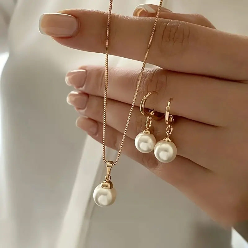 Luxary Pearl jewelry set