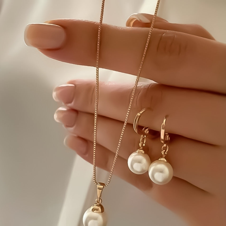 Luxary Pearl jewelry set