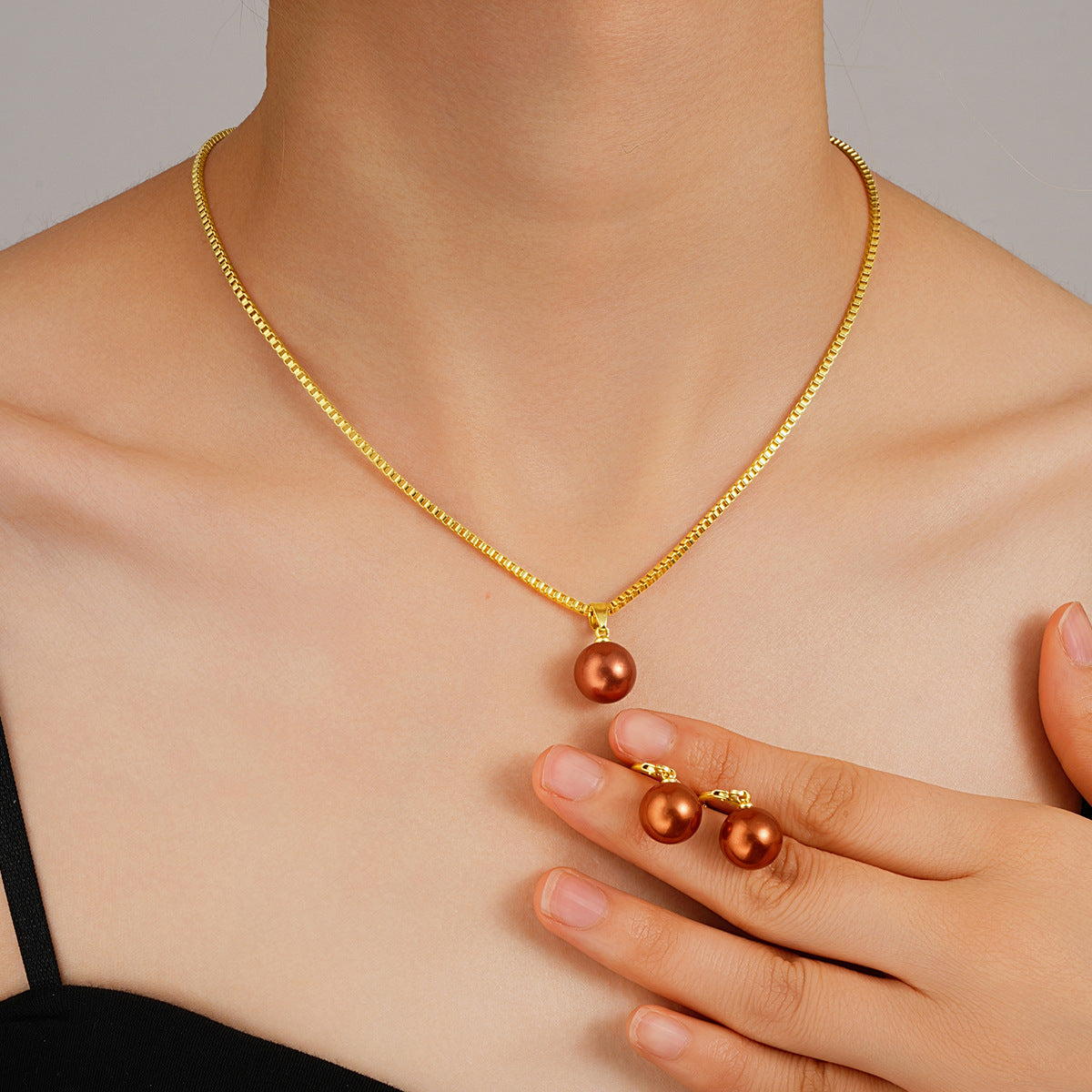 Luxary Pearl jewelry set