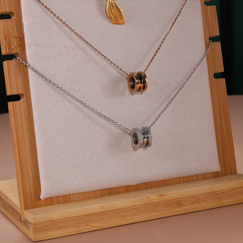 Bamboo Wood Jewelry Display