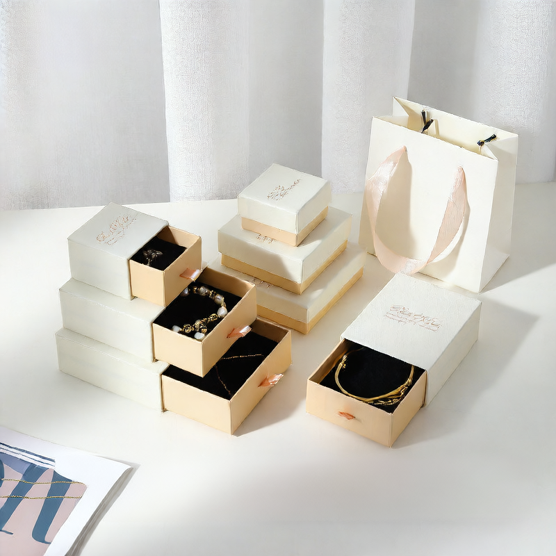 White powder jewelry box